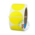 Упаковка этикетки красочная маркировка самоклеящаяся круглая точка этикетки желтая наклейка бумаги